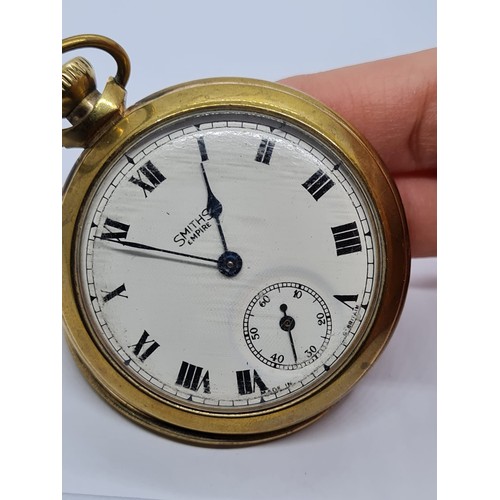 267 - Smiths Empire Pocket Watch in gilt finish, top wind circa 1950's, Full working order