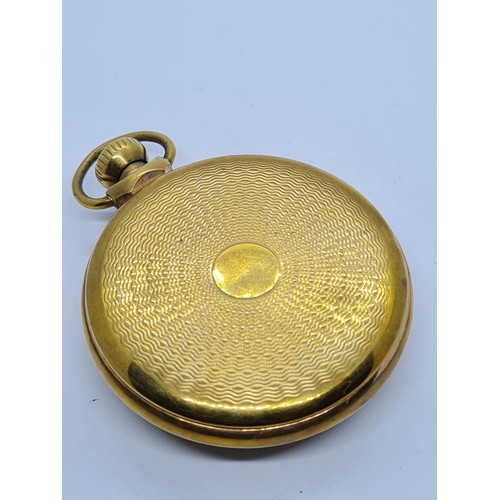 267 - Smiths Empire Pocket Watch in gilt finish, top wind circa 1950's, Full working order