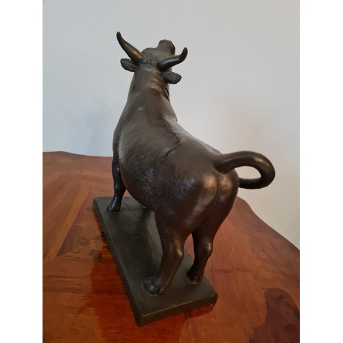 409 - Bronze bull
H22 W20