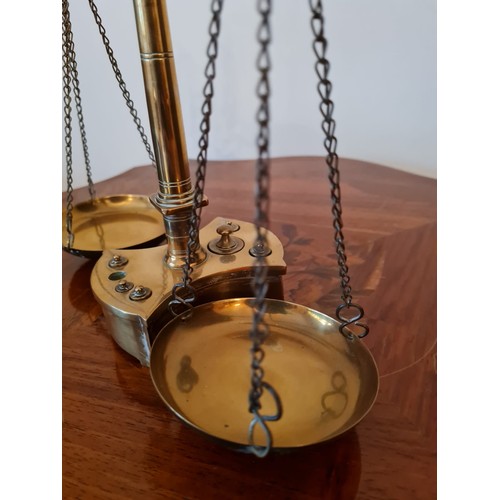 433 - Brass scale of justice design.
W24 H32