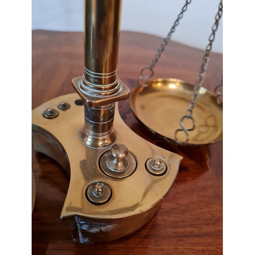 433 - Brass scale of justice design.
W24 H32