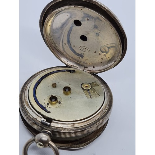 477 - An early H. Samuel ''Acme'' Pocket Watch with rear wind, discoloured glass and not working