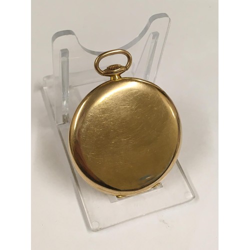 26 - Vintage 9ct solid gold IWC (International Watch Company) Schaffhausen Pocket watch (A/F)  needs wind... 