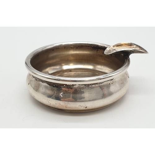 486 - 1960's 800 silver ashtray 24g 5cm diameter