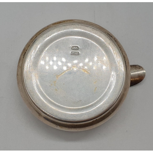 486 - 1960's 800 silver ashtray 24g 5cm diameter