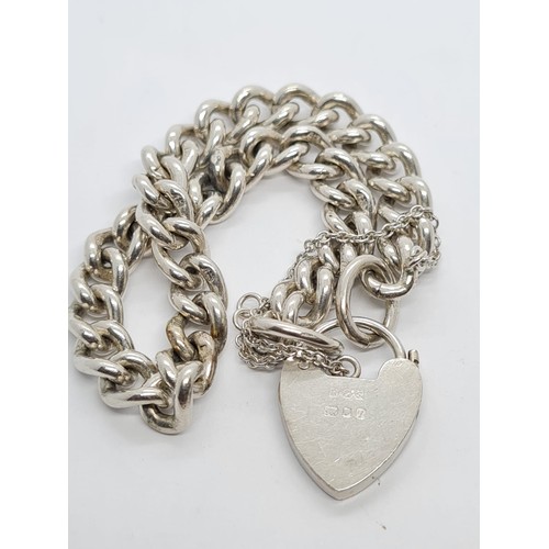 498 - STERLING SILVER CHARM BRACELET WITH NO CHARMS CURRENTLY, WEIGHT 24G AND 20CM LONG APPROX