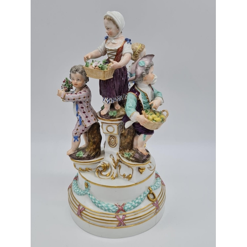 480 - Meissen statue of four children
155kg 28cm tall.