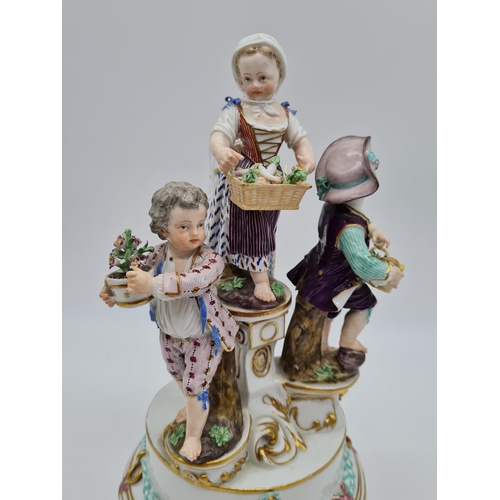 480 - Meissen statue of four children
155kg 28cm tall.