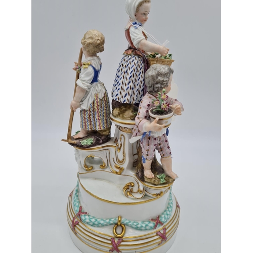 480 - Meissen statue of four children
155kg 28cm tall.