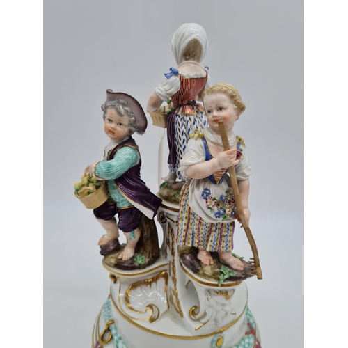 480 - Meissen statue of four children
155kg 28cm tall.