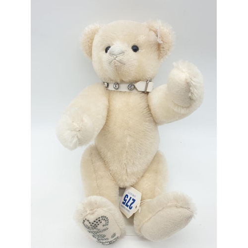 275 - Steiff 2009 edition crystal collar bear approx 30cm in height.