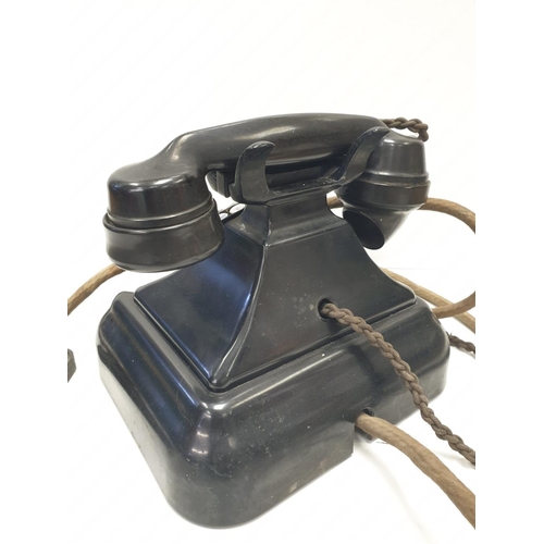 277 - 1930s/40s Dial up telephone with extension, exchange switch and numbers drawer. Very collectable, ne... 