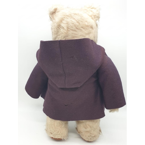 319 - A Gabrielle design Paddington Bear with half eaten marmalade sandwich and duffle coat (missing one t... 