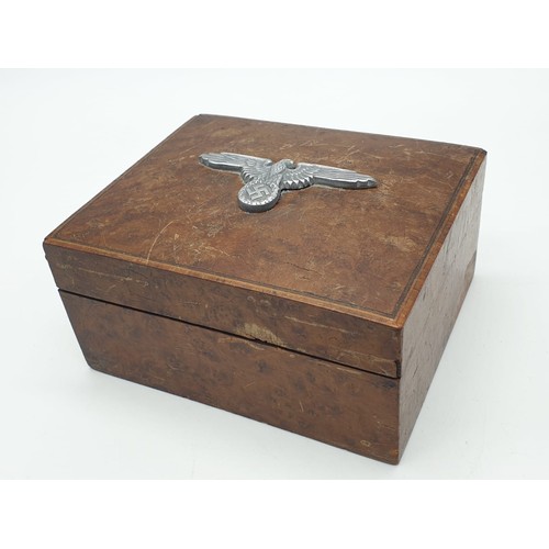 32 - WW2 Trinket Box with a German Eagle on the lid.