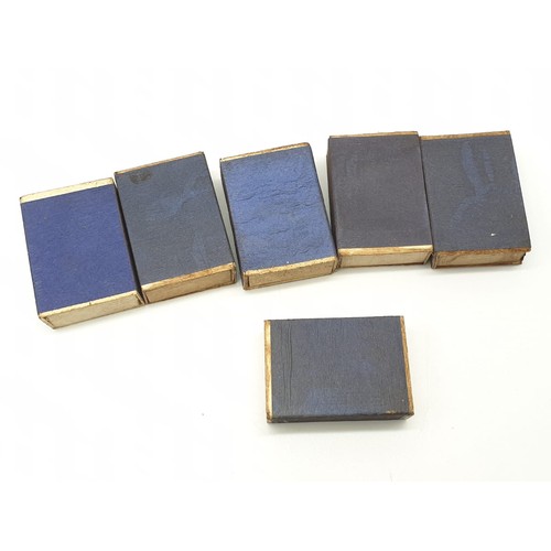 181 - 6 x WW2 Match Boxes with contents