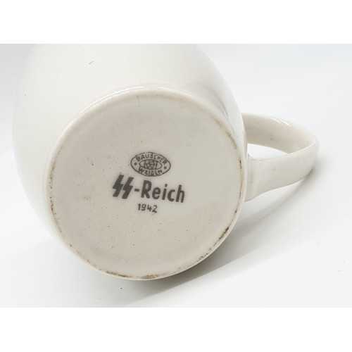 179 - WW2 Waffen SS Coffee Cup Dated 1942