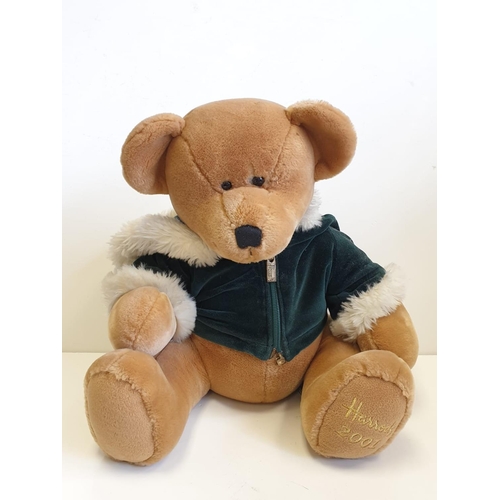 95 - Two Harrod's Teddy bears 2001 and 2006. Approx. 40cm.