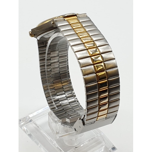 147 - Ladies Bimetal Premia watch. Face width 3cm.