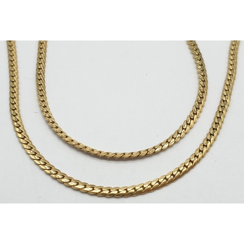 57 - 18ct Yellow gold collar necklace with a cultured pearl set. Weight 8.3g, Length 7.7cm.