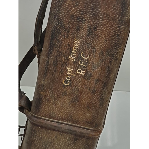 76 - WW1 Royal Flying Corps Officers Personal Rifle Case. It was not uncommon for some one sitting in the... 