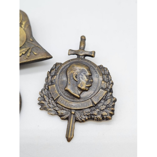 86 - 4 x WW1 Austrian Campaign Pins.