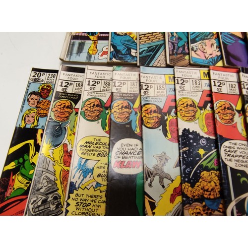 154 - 30x Marvel Fantastic four mid 1970s editions. Used, in good condition.