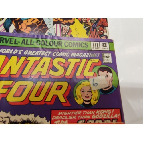 154 - 30x Marvel Fantastic four mid 1970s editions. Used, in good condition.