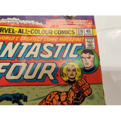 154 - 30x Marvel Fantastic four mid 1970s editions. Used, in good condition.