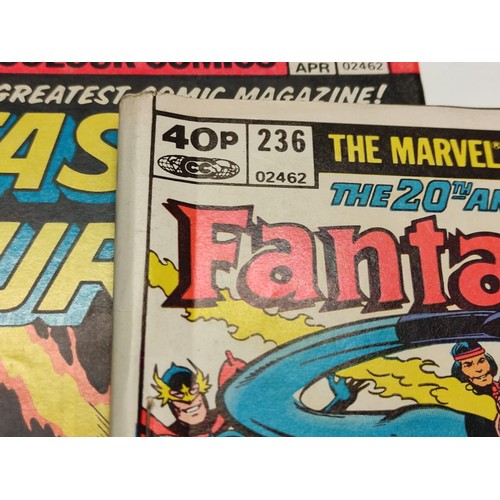 154 - 30x Marvel Fantastic four mid 1970s editions. Used, in good condition.