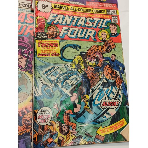 154 - 30x Marvel Fantastic four mid 1970s editions. Used, in good condition.