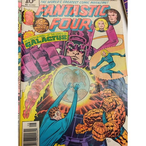 154 - 30x Marvel Fantastic four mid 1970s editions. Used, in good condition.