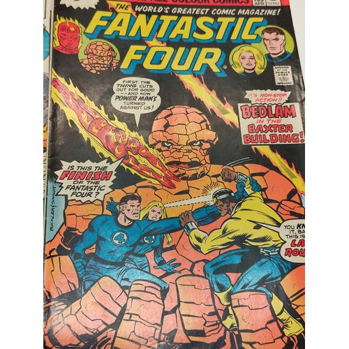 154 - 30x Marvel Fantastic four mid 1970s editions. Used, in good condition.