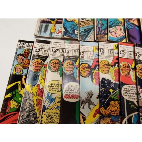 154 - 30x Marvel Fantastic four mid 1970s editions. Used, in good condition.