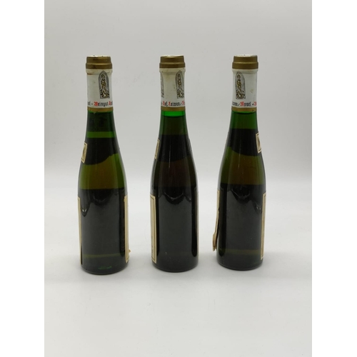 116 - 3 Half-Bottles of 1976 Beerenauslese.