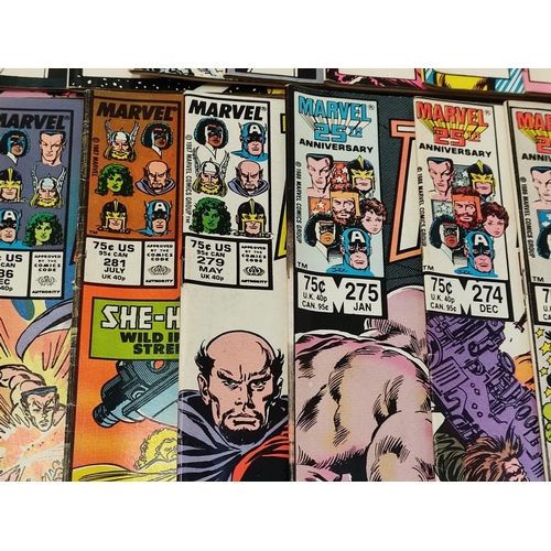 158 - 23 editions of Vintage Marvel 'The Avengers; comics.