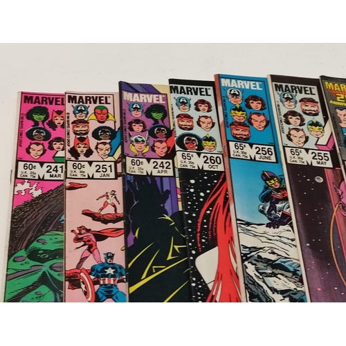 158 - 23 editions of Vintage Marvel 'The Avengers; comics.