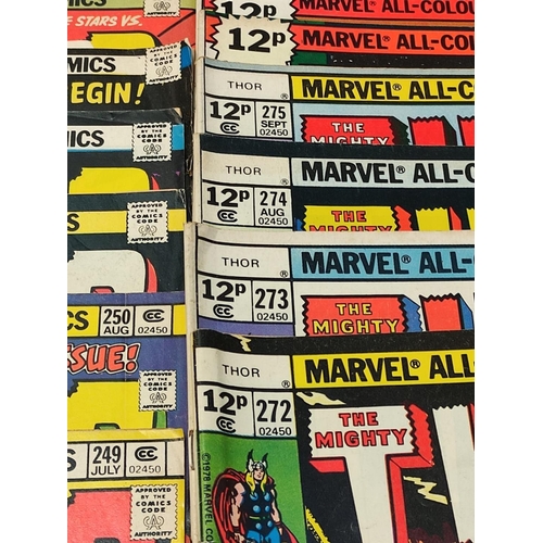 51 - 39 x Mighty Thor Marvel Comics.