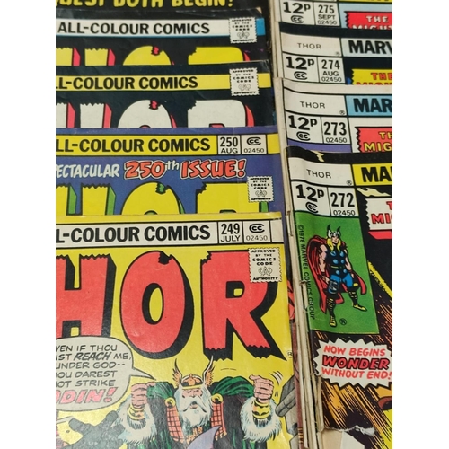 51 - 39 x Mighty Thor Marvel Comics.