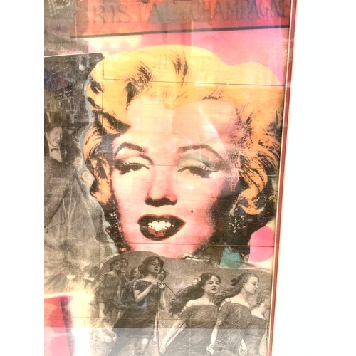 6 - A Pietro Psaier work in the Warhol style with certificate of authenticity and signed personally in 1... 