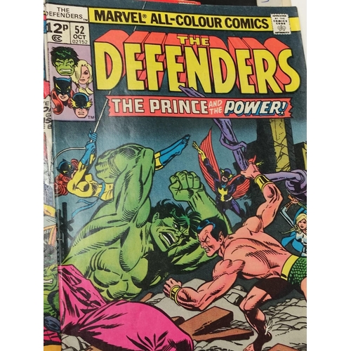 148 - 15 editions of 'The Defenders'. 1970's Marvel Comics.