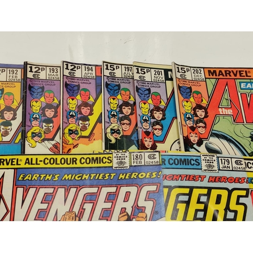 151 - 17 editions of Vintage Marvel 'The Avengers' comics in very good condition.