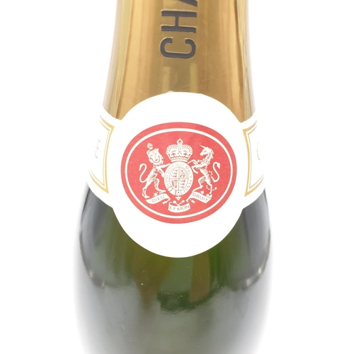 8 - An extremely rare piece. A bottle of House of Lords Champagne signed by 3 Prime Ministers: Margaret ... 