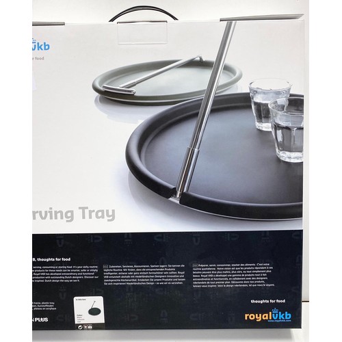 99 - Royal VKB self-balancing serving tray, designed by Gijs Bakkar. Brand new in box, unused.