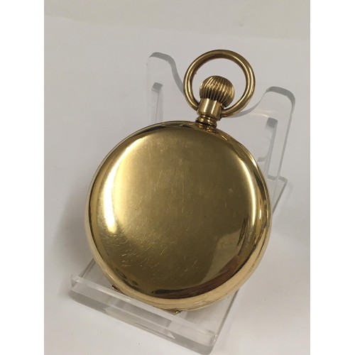 69 - Vintage full hunter pocket watch good working order and good condition.