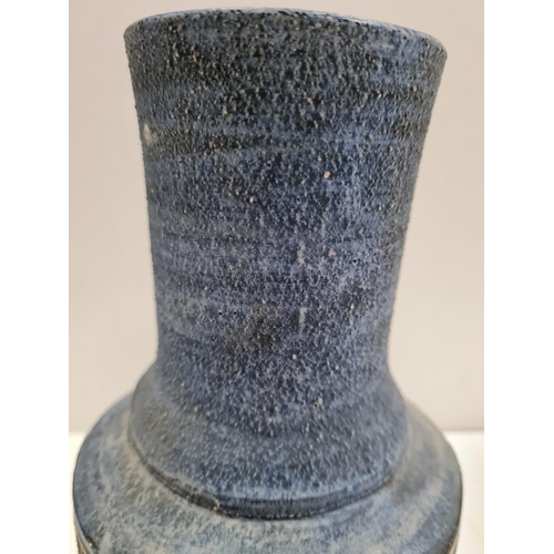 59 - Blue Vintage Troika Vase, Height 26cms.