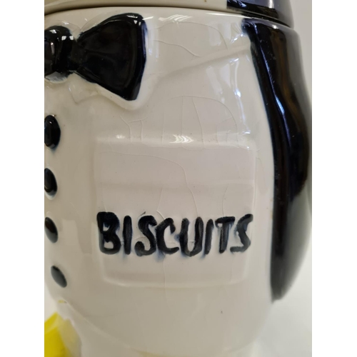 94 - Price Kensington Penguin Biscuit/Cookie Jar. 20cm in Height.