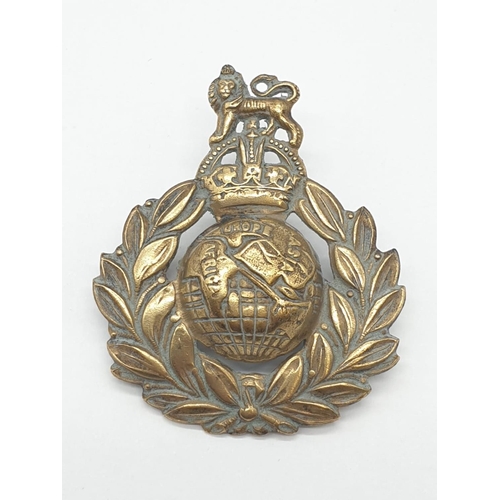 74 - WW2 Royal Marine Cap Badge with hidden escape compass.