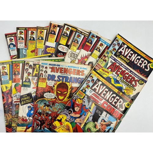 156 - 47 editions of 1975-1976 Marvel DC Comics, featuring Savage Sword of Conan and The Avengers and the ... 