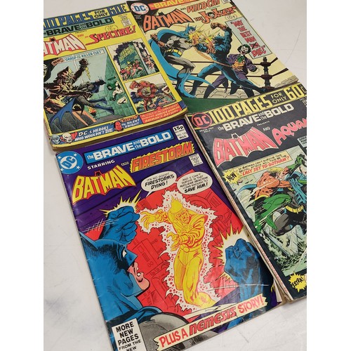 167 - Set of four DC comics (the Brave and the Bold) featuring Batman from mid 1970s to early 1980s.