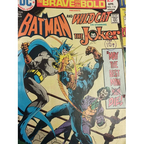 167 - Set of four DC comics (the Brave and the Bold) featuring Batman from mid 1970s to early 1980s.